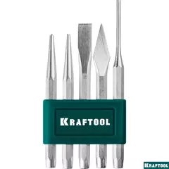 KRAFTOOL Grand-5, 5 предметов, набор зубил и кернеров (21075-H5)