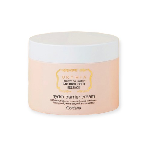 Coreana Orthia Perfect collagen 24K rose gold essence Hydro barrier cream