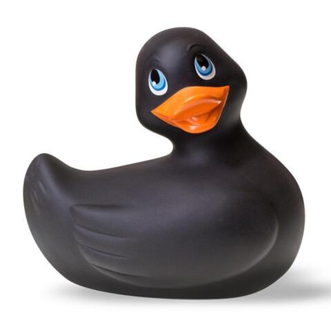 Черный вибратор-уточка I Rub My Duckie 2.0 - Big Teaze Toys 27309