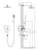 Душевая система встроенная Timo Torne SX-4399/03SM черный
