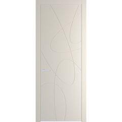Межкомнатная дверь эмаль Profil Doors 6PE кремовая магнолия глухая