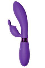 Фиолетовый вибратор Yonce с клиторальным зайчиком