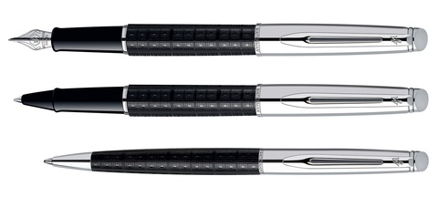 Ручка шариковая Waterman Hemisphere Moonlight Silky Black CT (S0892780)