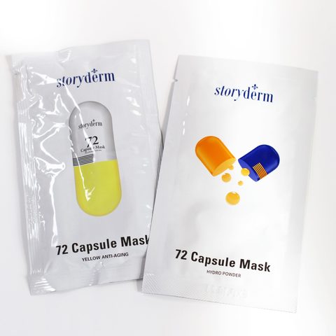 STORYDERM_Маска альгинатная с нано-золотом 72 YELLOW CAPSULE MASK_