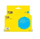 Картридж T2 IC-HF9K17A № 728 для HP Designjet T730/T830, голубой, с чипом