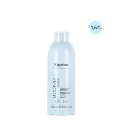 Кремообразная окислительная эмульсия «Blond Cremoxon» с экстрактом Жемчуга Kapous серии “Blond Bar” 1,5%, 200 мл