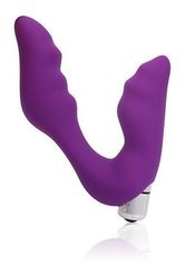 Фиолетовый вибромассажер Сosmo - 12,7 см. - 