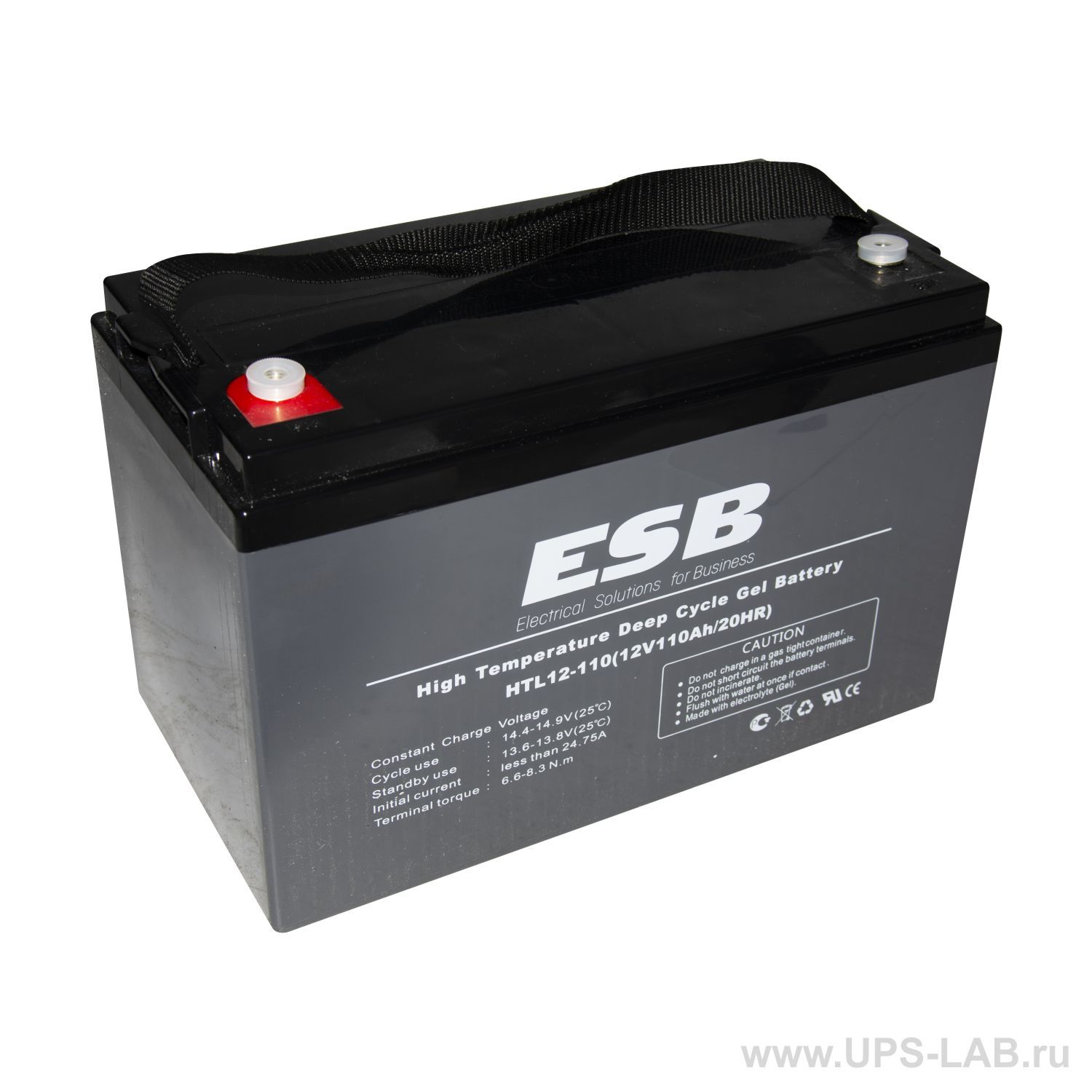 Аккумулятор ESB HTL12-110 ( 12V 110Ah / 12В 110Ач )