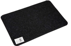 Коврик влаговпитывающий Классик без канта черный
