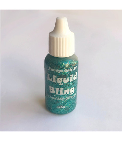 Блестки-линер Liquid bling бирюзовые Atlantis 15 ml