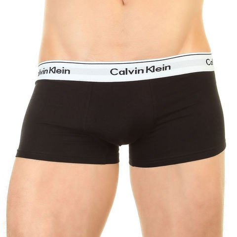 Мужские трусы боксеры черные Calvin Klein