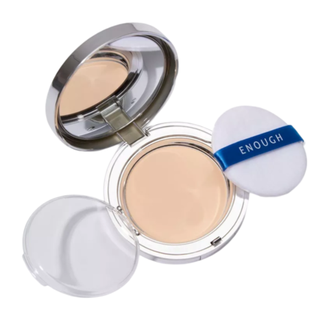 Enough Premium Ultra X10 Two-Way Cake #21 (Including Refill) Пудра для лица с коллагеном со сменным блоком