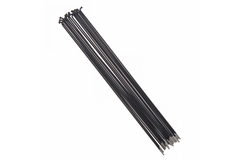 Спица с нипелем стальная 45#, 14G L- 225mm, цвет черный