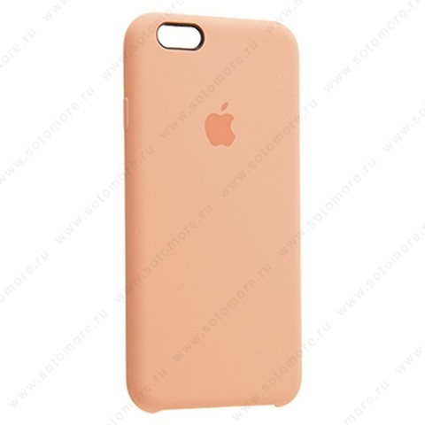 Накладка Silicone Case для Apple iPhone 6s/ 6 пудровый