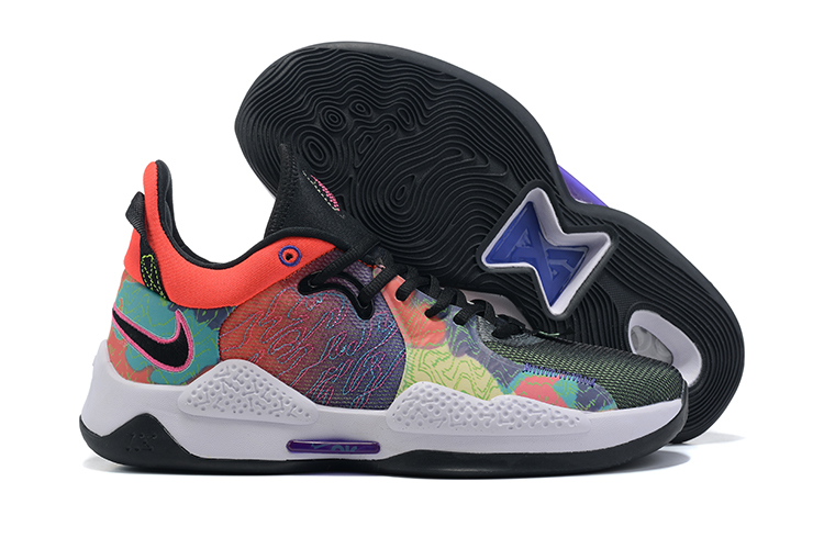 nike pg 5 black multicolor