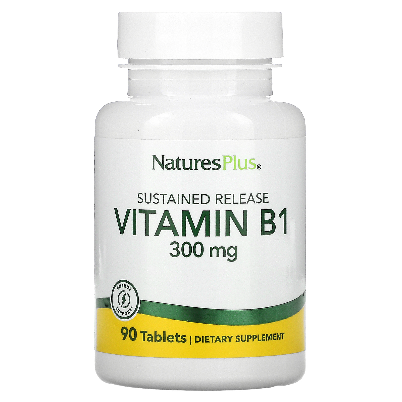 NaturesPlus, витамин В1, 300 мг, 90 таблеток NAP-01605 – купить за 2 ...