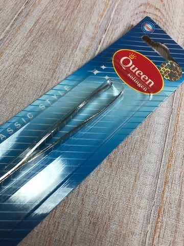 ZINGER Пинцет прямой (матовый)  (eua-8)