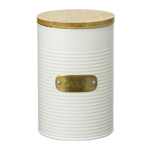 Банка для хранения сахара 1.3л Smart Solutions Irmel молочная