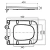 BelBagno BB3202SC-MB Сиденье дюропласт, soft close, металлическое крепление, черное матовое