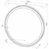 Зеркало с подсветкой ART&MAX Napoli AM-Nap-1000-DS-F