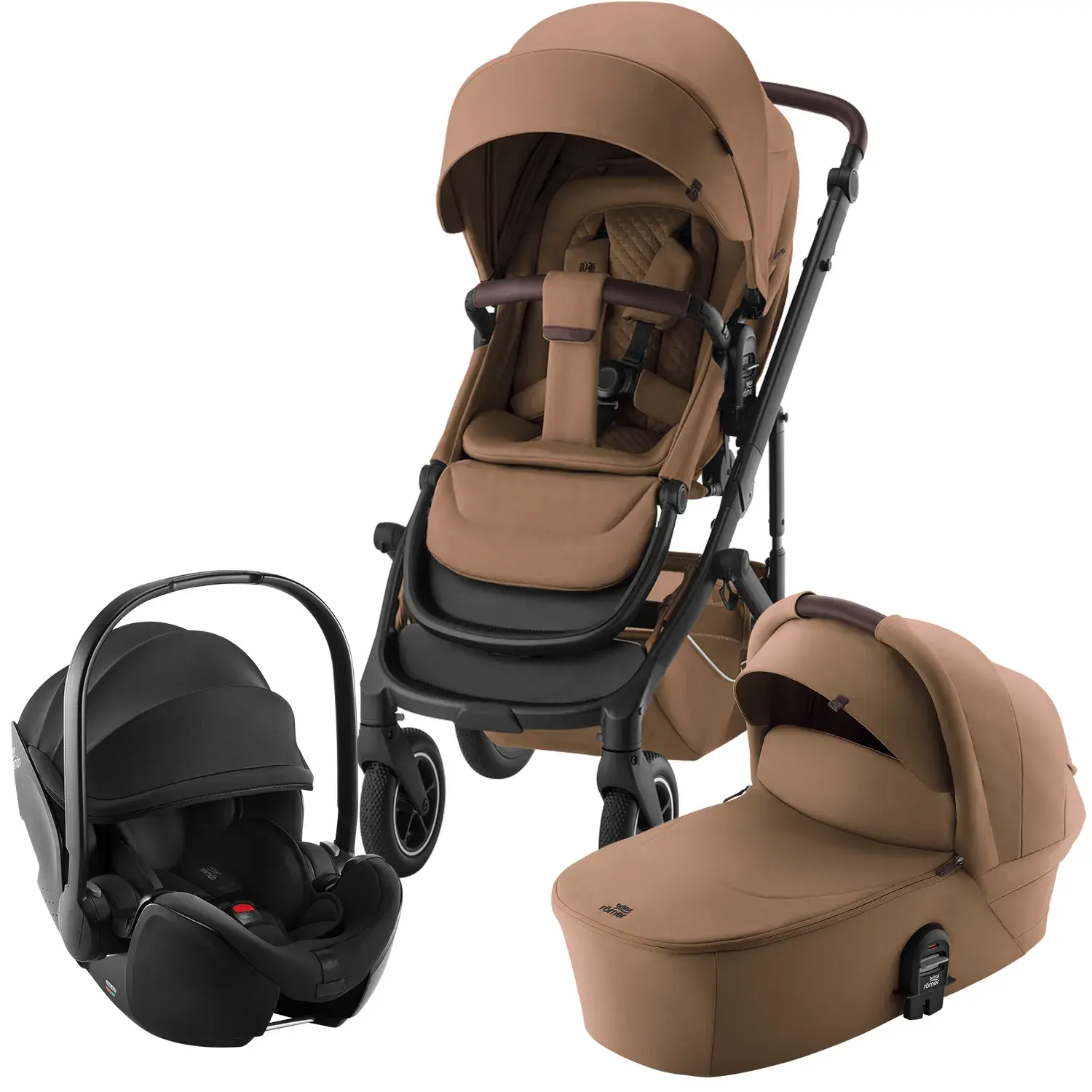 Britax Roemer Smile 5Z - 3 в 1 Коляска 3 в 1 Britax Roemer Smile 5Z Lux Warm Caramel britax_roemer_smile_5Z_lux_warm_caramel___baby_safe_pro_space_black.webp