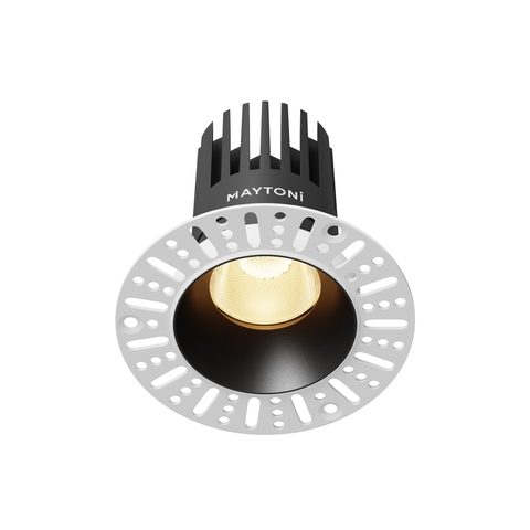 Встраиваемый светильник Maytoni Dip DL121-15W-2.7K-TRS-B