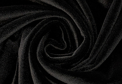 Бархат стрейч, 272 гр/м2, 95% п/э, 5% эластан, 150 см, чёрный