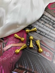 Наконечник Скиап. металлический золотистый (1 шт)