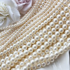 Майорка айвори 4 мм, 1 нить, МА141