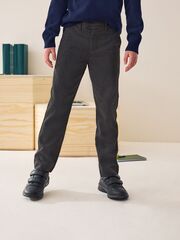 Брюки школьные узкие для мальчика Next 409-316, Серый