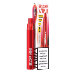 BRUSKO VINI 1400 ЭСДН с ароматом клубники (М)