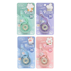 Корректирующая лента Basir, длина 8м, серия "Лапки", 15,5*9 см, ассорти