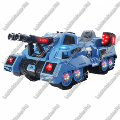 Детский электромобиль "Танк" синий