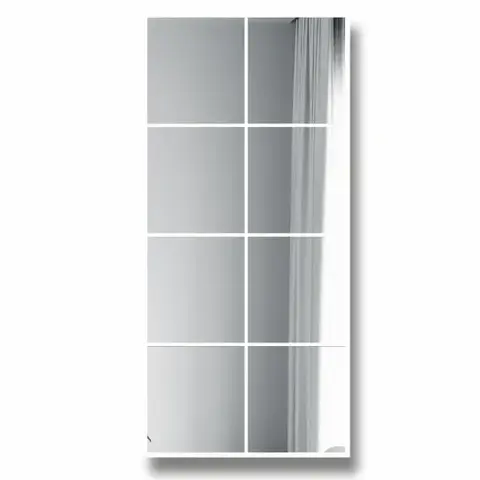 Зеркало 1500*700 с шлифованной кромкой и УФ-печатью, белый