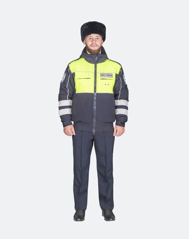 Костюм ДПС зимний нового образца (рип-стоп/мембрана/холофайбер)