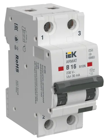 ARMAT АВДТ B10N 2P B16 30мА тип A электромех. IEK