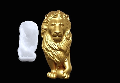 Силиконовый молд № 90 Лев 2 D