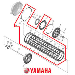 BNK-W001G-00 Сцепление комплект Yamaha WR450F YZ450FX 2024-2026