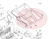 Konica Minolta Paper exit tray 1 original 40AA12122