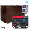 Бензиновый генератор в зимнем кожухе с блоком АВР Fubag BS 8500 A ES DUPLEX/1200SCW RAL 8019 — фото 1