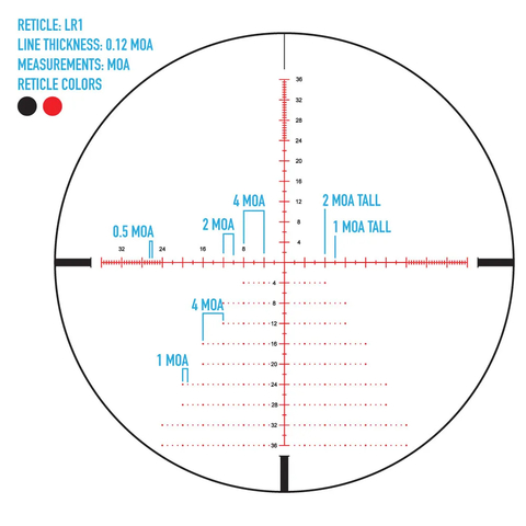 Sightmark Citadel 3-18x50 LR2 подсветка сетки (SM13039LR2)