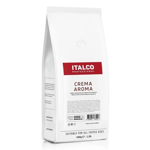 купить Кофе в зернах Italco Professional Crema Aroma, 1 кг