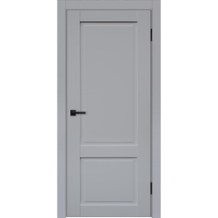 Купить Межкомнатная дверь эмалит Классик 2 светло-серая глухая