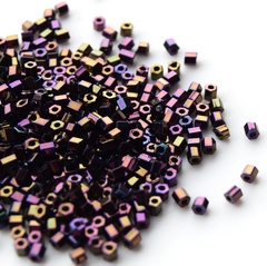 Бисер Тохо Hexagon 11/0 0085 филетовый ирис