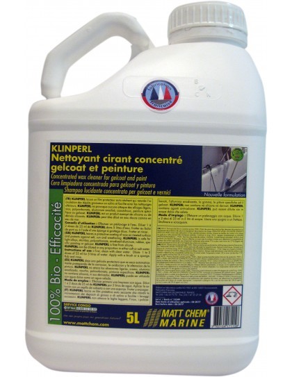 Concentrated wax cleaner for gelcoat and paint Klinperl