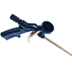 Пистолет для монтажной пены КОБАЛЬТ монолитный пластиковый корпус с адаптером (919-631)