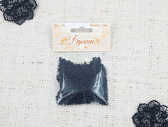 Бусины пришивные, 15 гр, d 3 мм, пр-во Китай