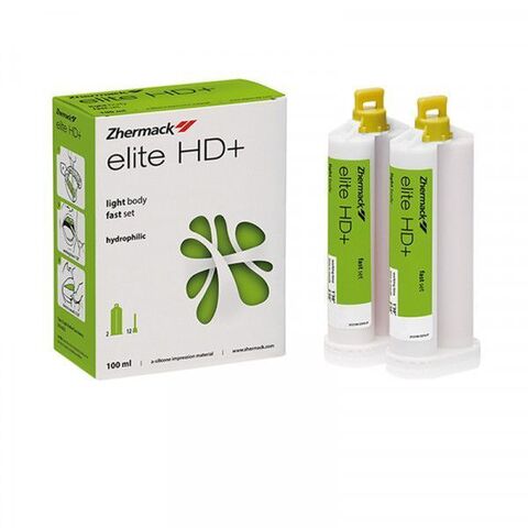 Слепочный материал коррегирующий Elite HD light body fast set+ зеленый
