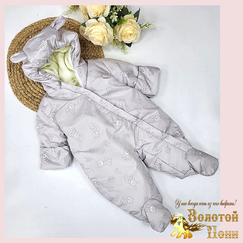 Комбинезон евро-мех (68-80) 241007-NV4423
