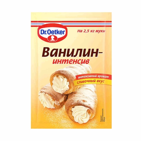 Ванилин Dr`Oetker Интенсив Сливочный вкус 2 г РОССИЯ